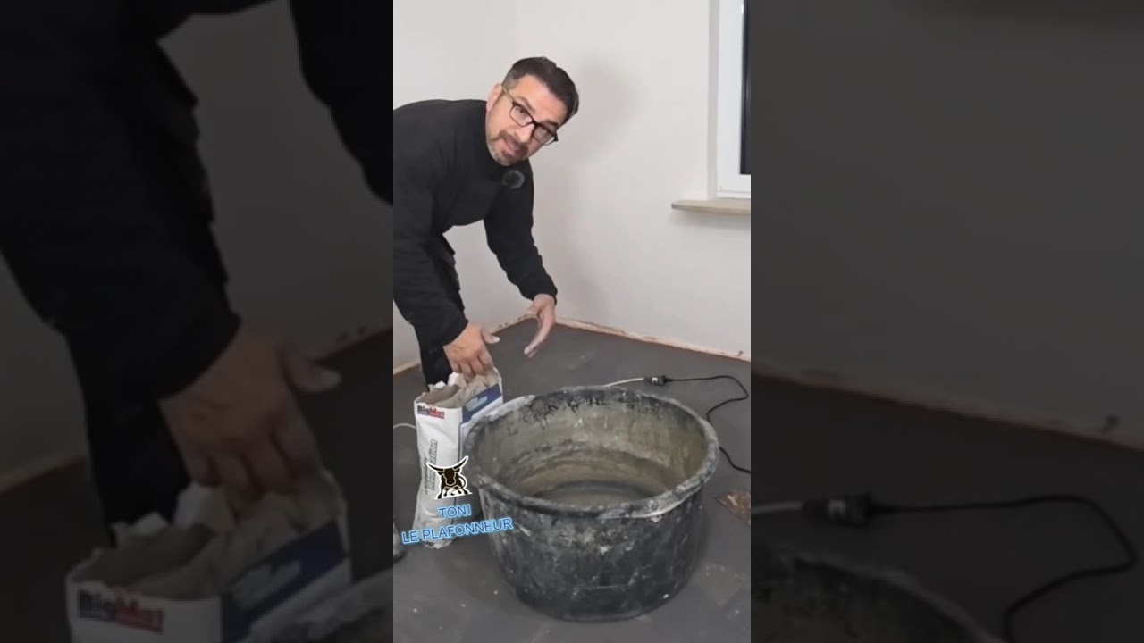 Préparation du sol avant de procéder à la pose du carrelage