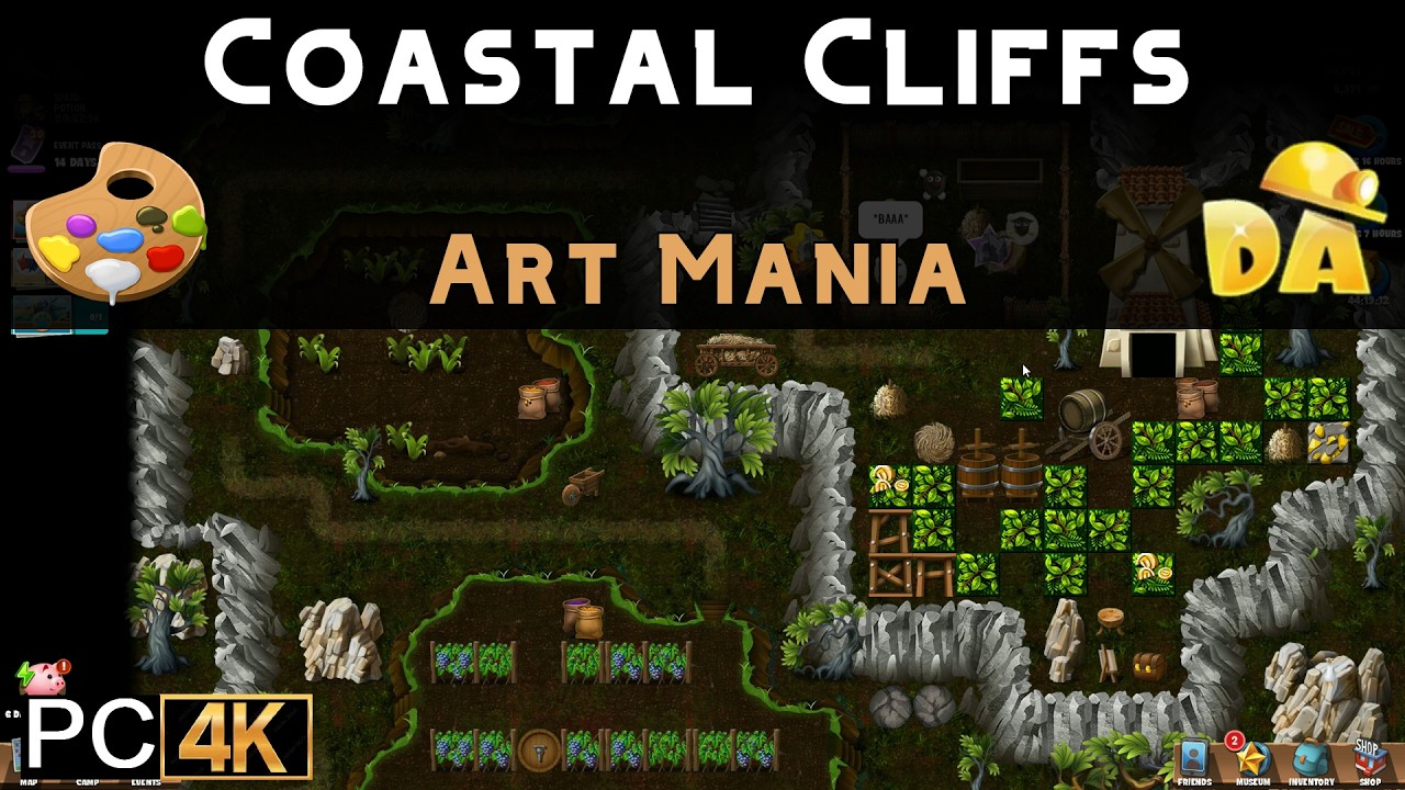 Coastal Cliffs | Art Mania (PC) | Diggy's Adventure