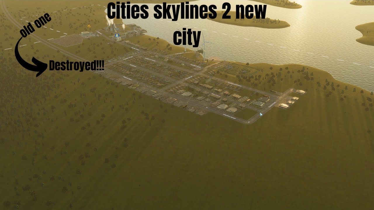 i had to destroy my old city]But built a new one!!!!!!