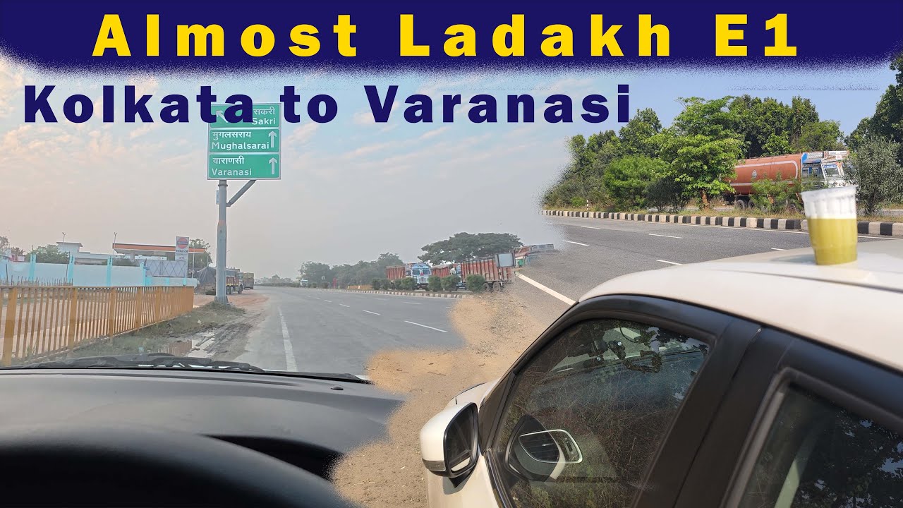 Almost Ladakh in Winter | Road trip | Kolkata to Varanasi | E1 | 4K