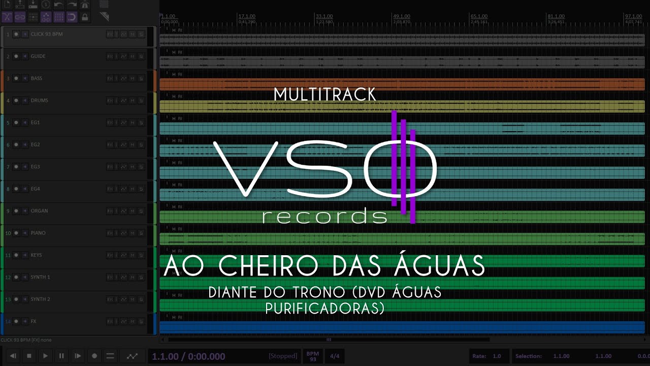 MULTITRACK - Ao Cheiro Das Águas - Diante do Trono