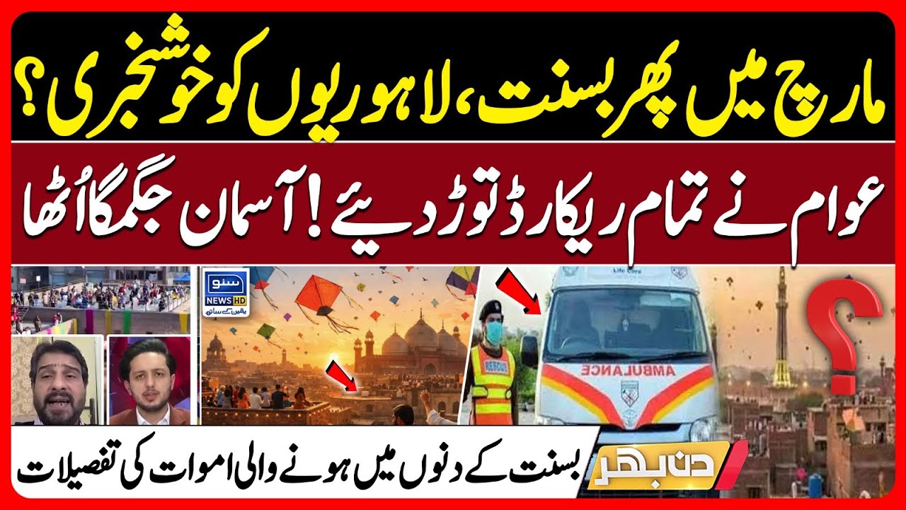 Basant Again in March ? Lahore Basant 2026 | Biggest Kite Festival | Din Bhar | EP643 | Suno News