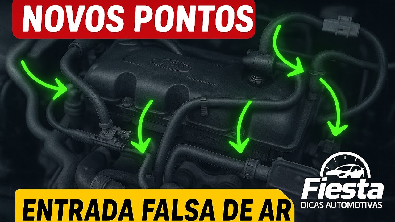 Como Achar Entrada Falsa de Ar no Fiesta (Motor Zetec Rocam) Parte 2