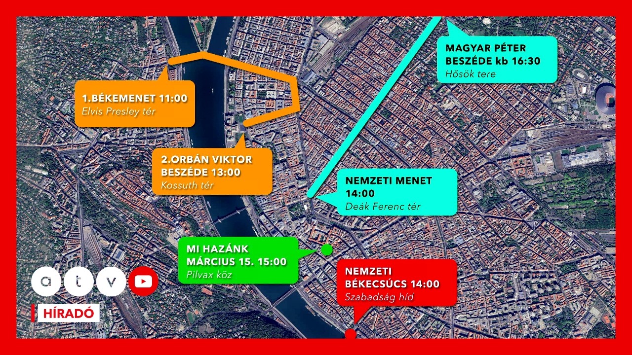 Hatalmas erőkkel mozgósítanak a március 15-i rendezvényekre