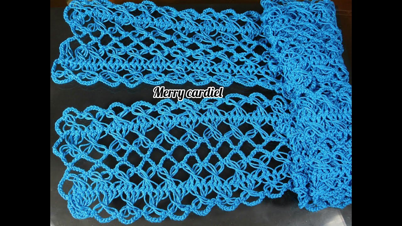 COMO TEJER BUFANDA CON HORQUILLA Y CROCHET