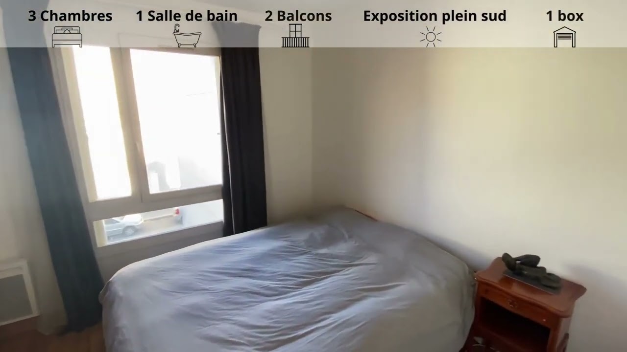 Appartement 3 chambres, Orl&eacute;ans - Dunois (45000)