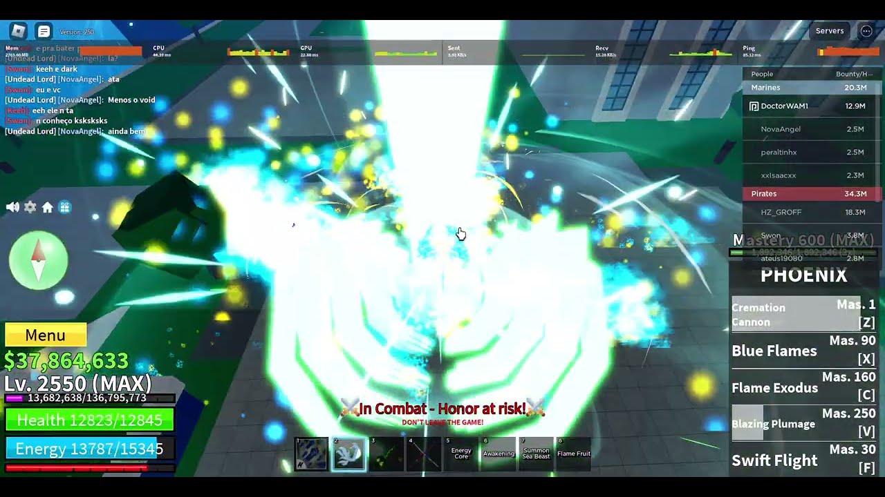 Phoenix combat blox fruits