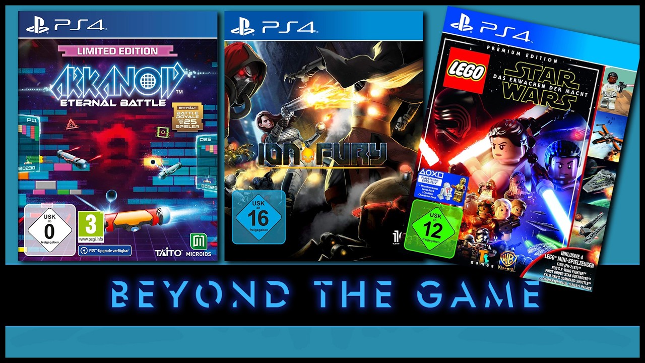 Помимо игр: Arkanoid - Eternal Battle, Ion Fury, Lego Star Wars - The Force Awakens