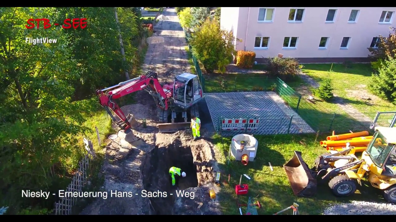 STB SEE - FlightView - Niesky - Erneuerung Hans-Sachs-Weg