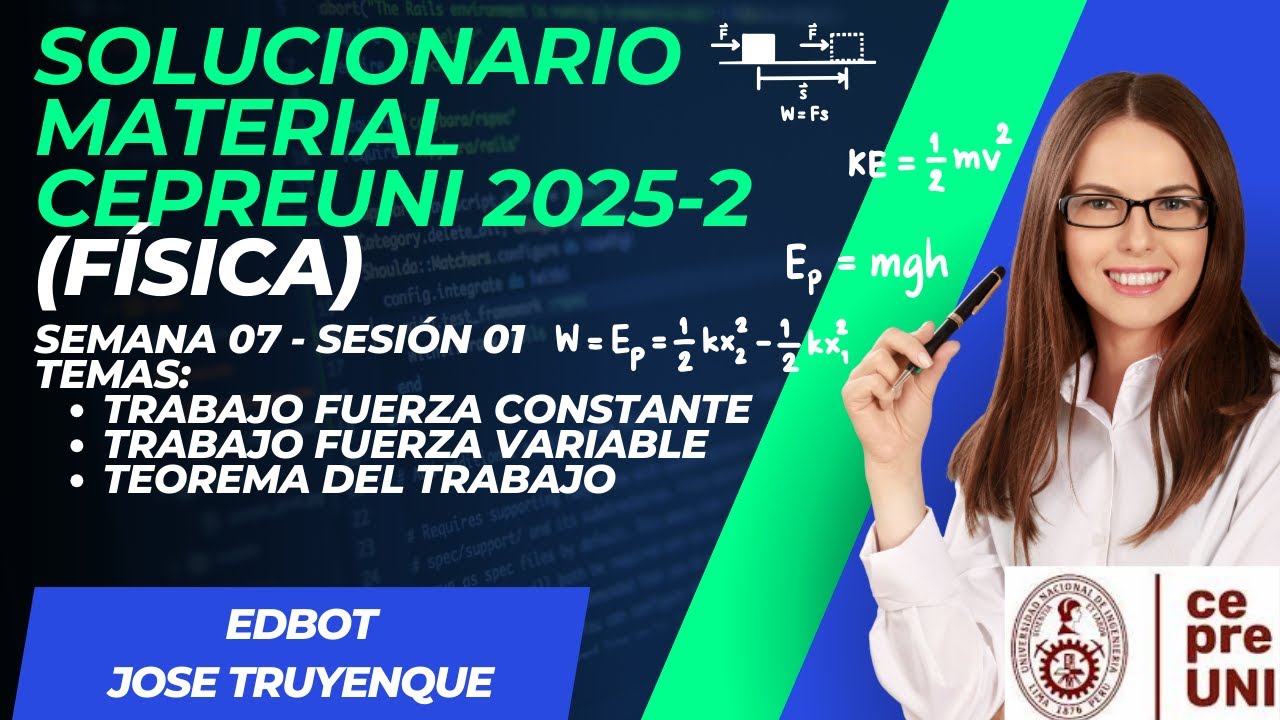 Material de estudio CEPREUNI 2025-2 (S07S01) - Trabajo