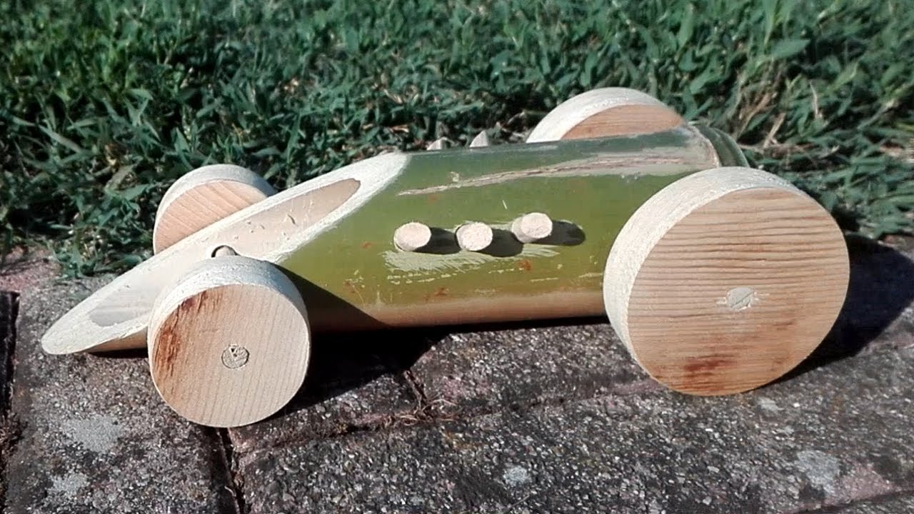 Carrito hecho de bambú 🚀Juguete de Bambú Fácil de Hacer