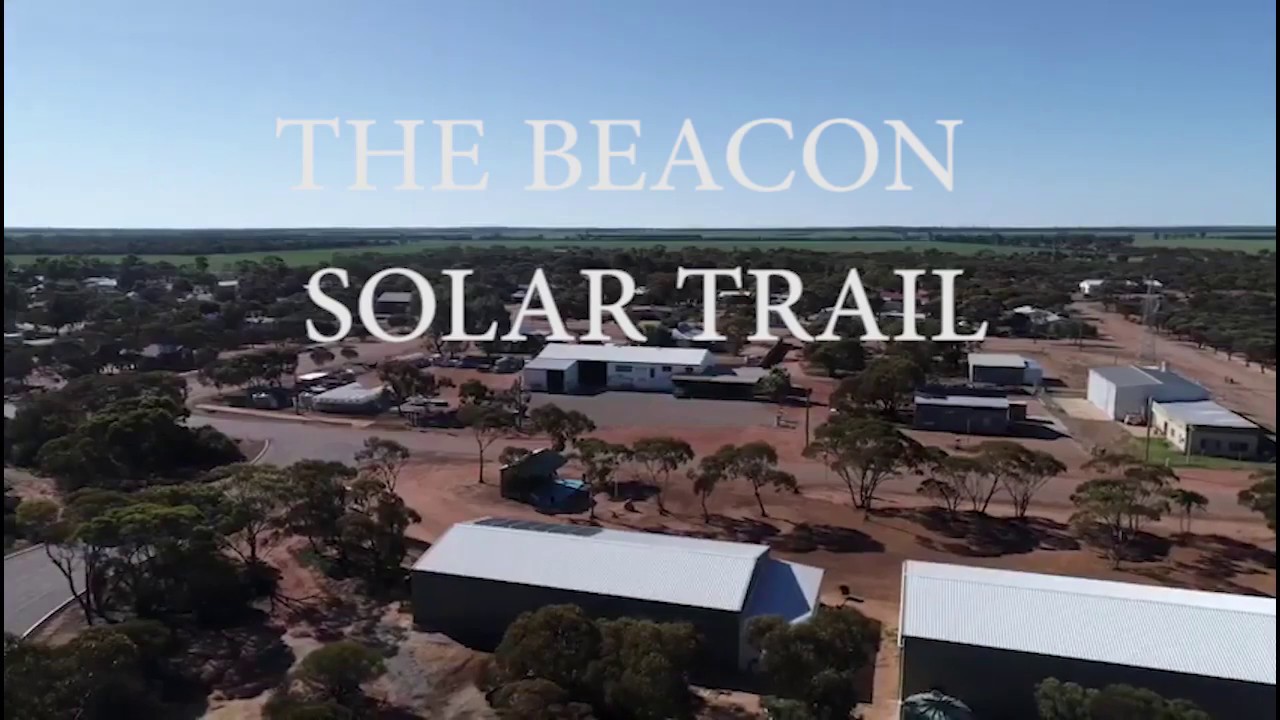 The Beacon Solar Trail   View from a drone