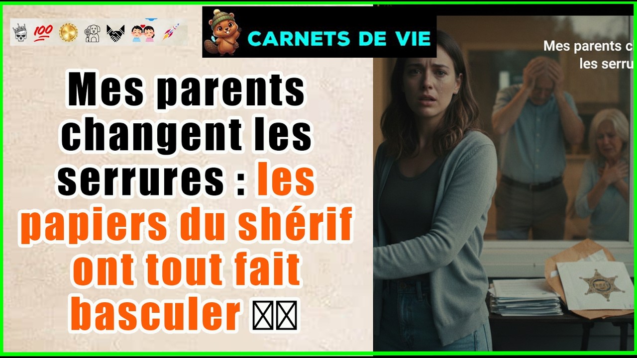 Mes parents changent les serrures : les papiers du shérif ont tout fait basculer 🏠⚖️