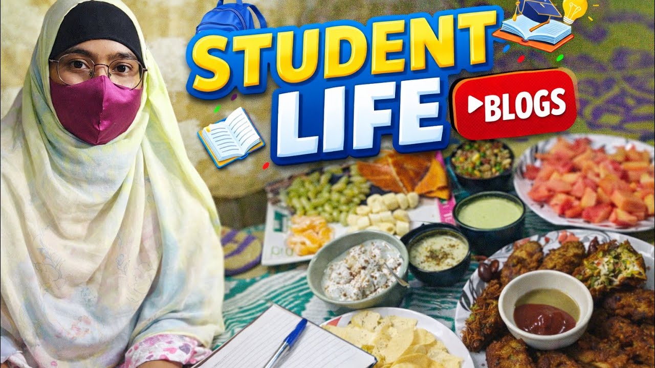 Today Blogs 😋 Spicy Chish Katlate bna !! Student Life Iftar Platter ✨️ 