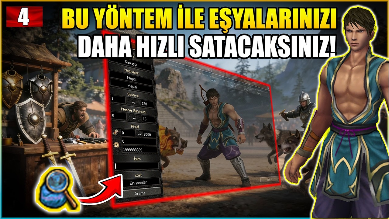 EŞYALARINIZI DAHA HIZLI SATACAĞINIZ Y&Ouml;NTEM ? l  Ticaret Serisi #4 l Metin2 Lucifer