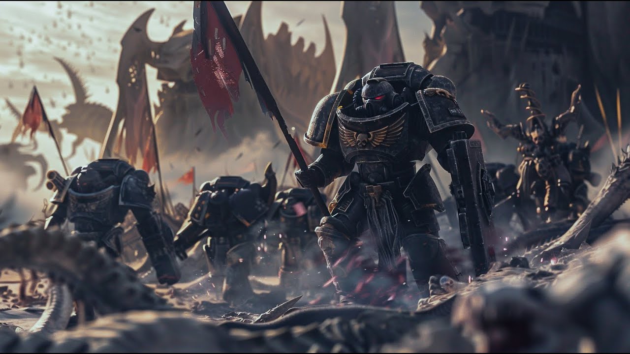 10,000,000 TYRANIDS vs SPACE MARINE COAST DEFENSE - WARHAMMER 40K - Epic Battle Simulator 2