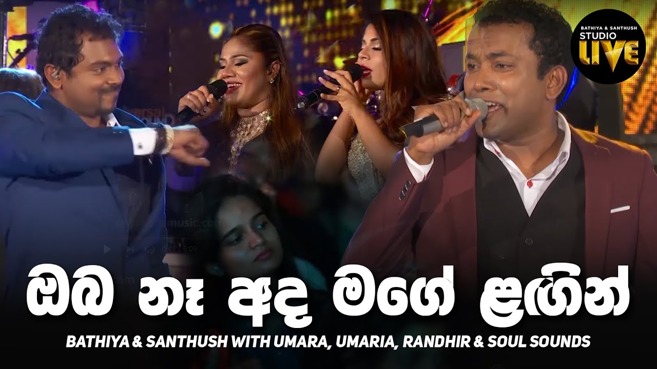 Oba Na Ada - Bathiya & Santhush | Studio Live 2016 | Mahesh Denipitiya Live Creative Music Direction