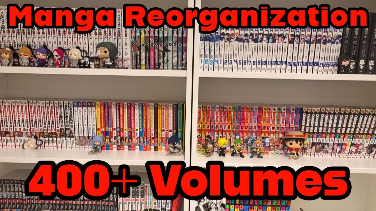 Reorganizing My ENTIRE Manga Collection! [400+ volumes]