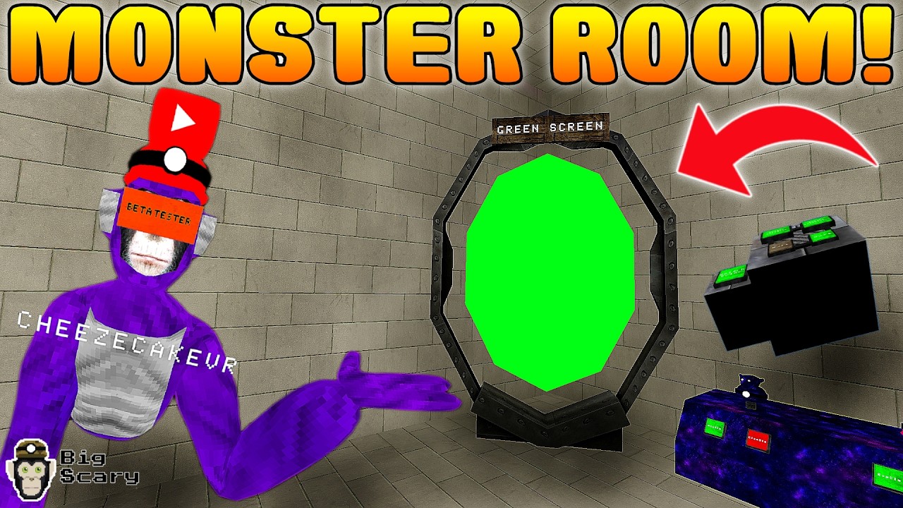 Big Scary's NEW UPDATE Brought A Monster Room!