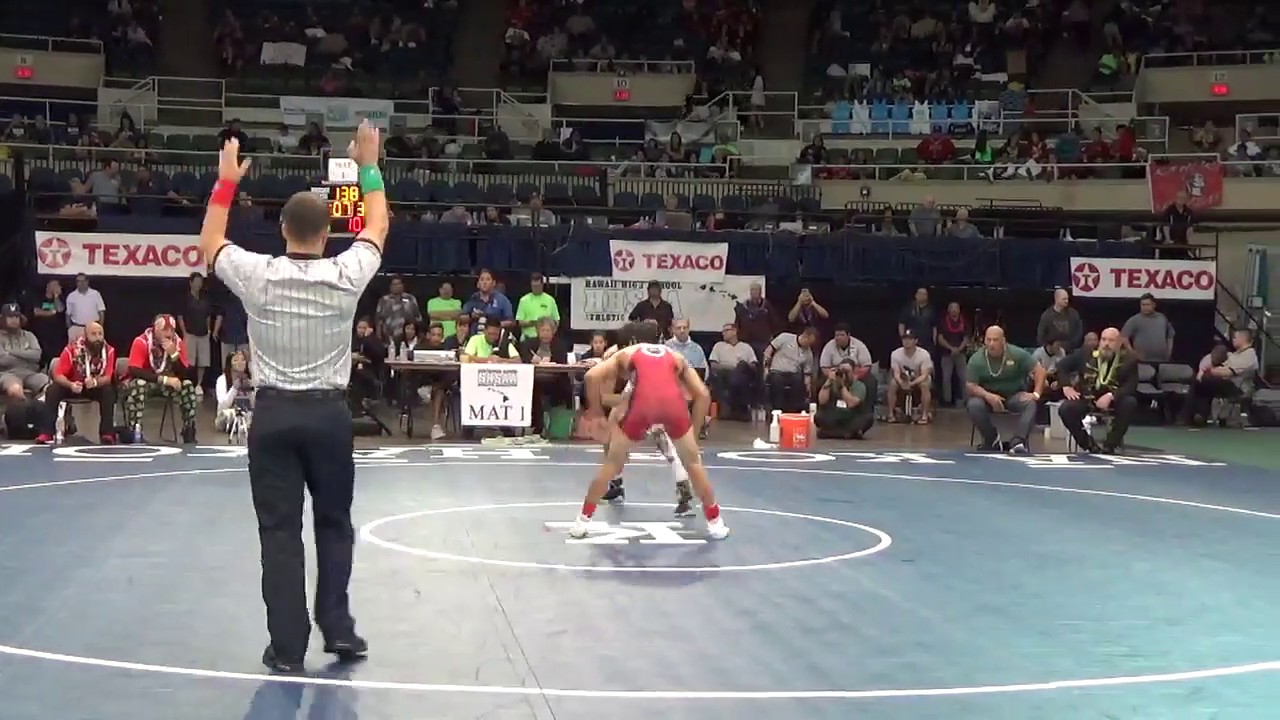 [RAW] Boys 138 State Final: Kaena DeSantos vs. Kawehi Gillcoat
