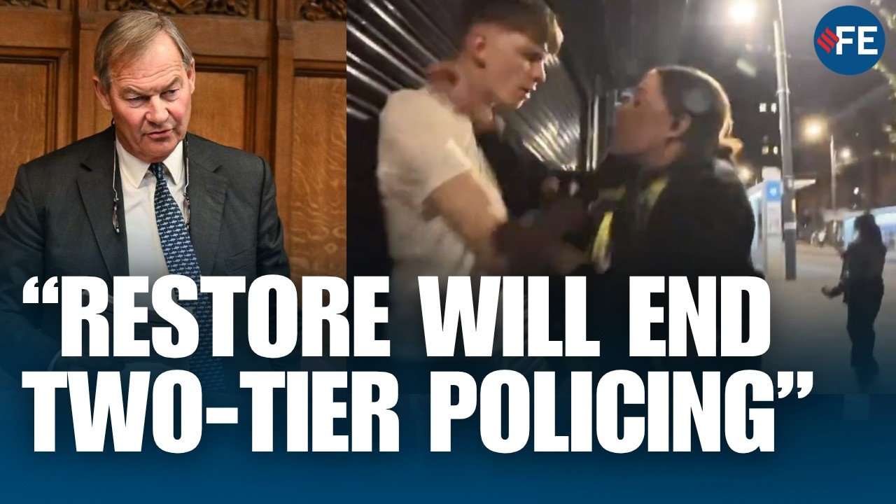 Restore Britain Leader Unveils Plan to End 'Two-Tier Policing' After Birmingham Arrest Footage