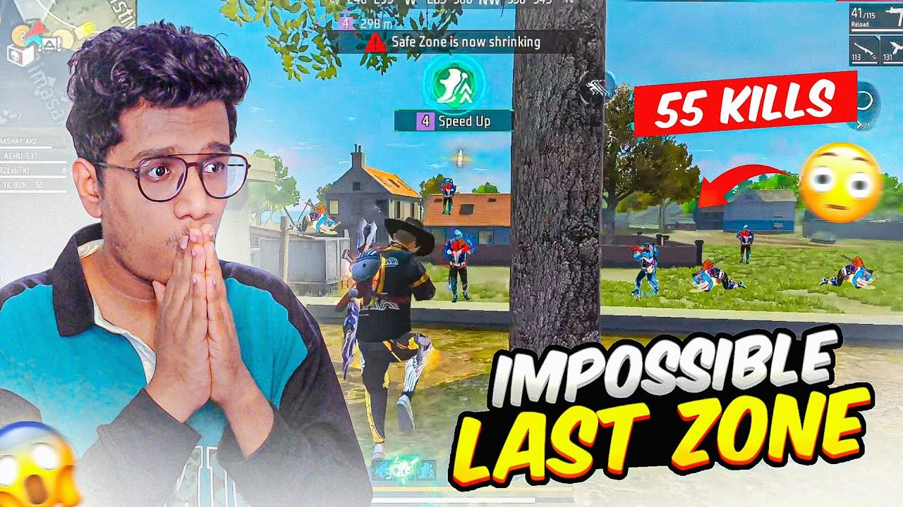 Total 55 Kills 😱 പറന്നു അടിച്ചു Br Pressure Lobby | Freefire Malayalam 