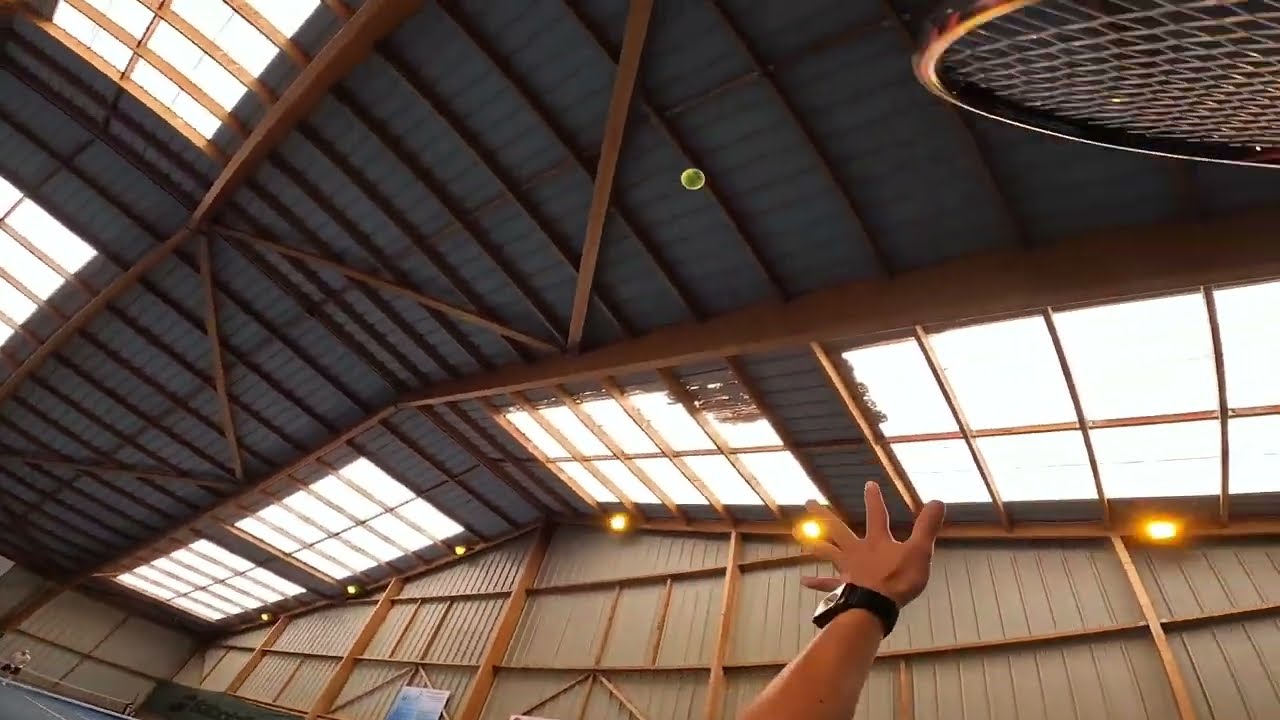 Match de Tennis amateur en version GoPro frontal