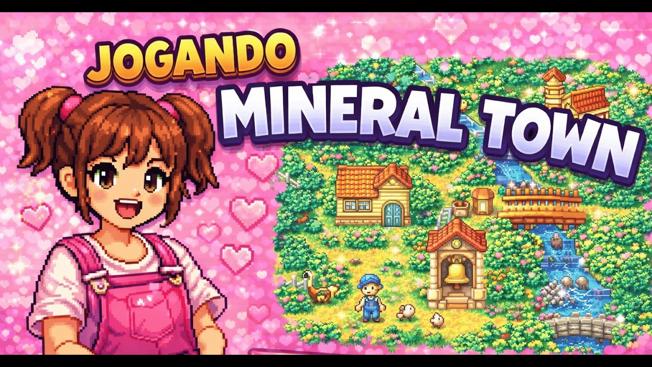 Esse Mod Transformou o Stardew Valley em MINERAL TOWN! 😭💗