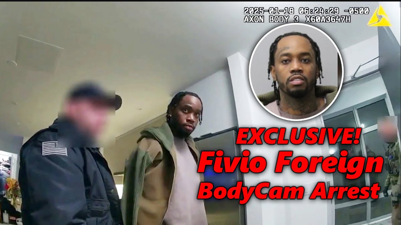 Exclusive Bodycam: Fivio Foreign Arrested After Parking Lot Gun Dispute With a Woman