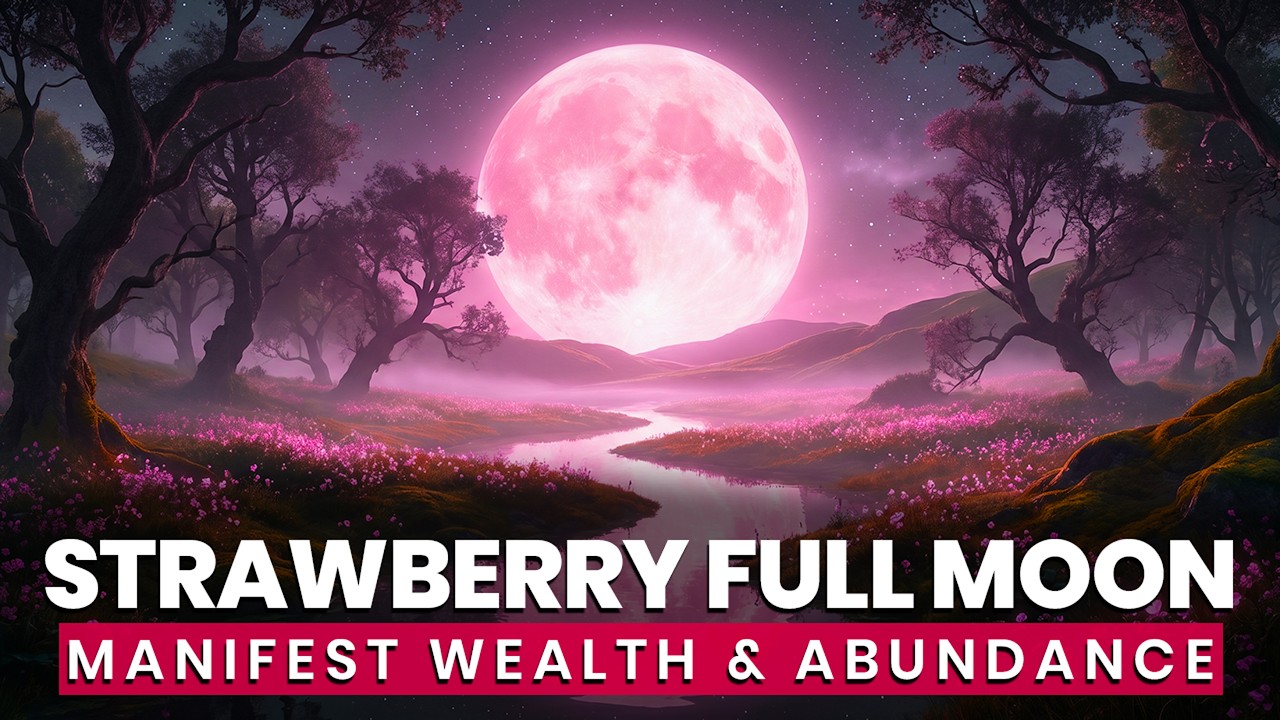 Strawberry Full Moon 2026: Manifest Abundance & Wealth with the Capricorn Full Moon Energy
