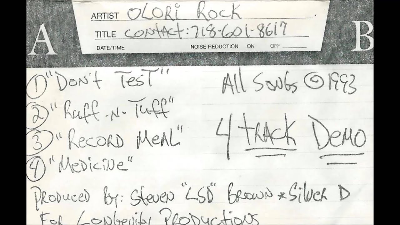 Olori Rock ~ Demo Tape (Snippet) ~ NYC 1993