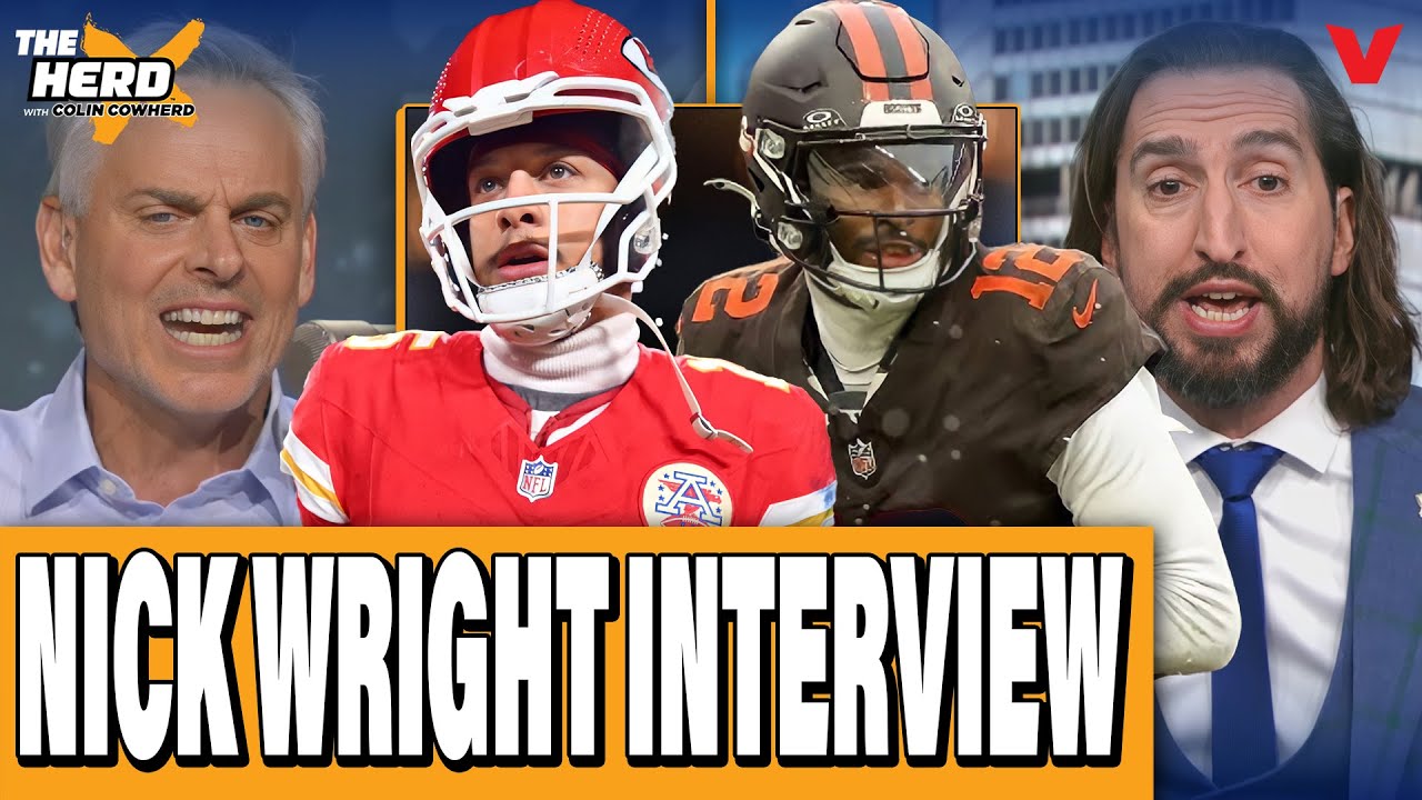 Colin Cowherd & Nick Wright DEBATE NFL playoff predictions, Shedeur, Chiefs Eagles | THE HERD
