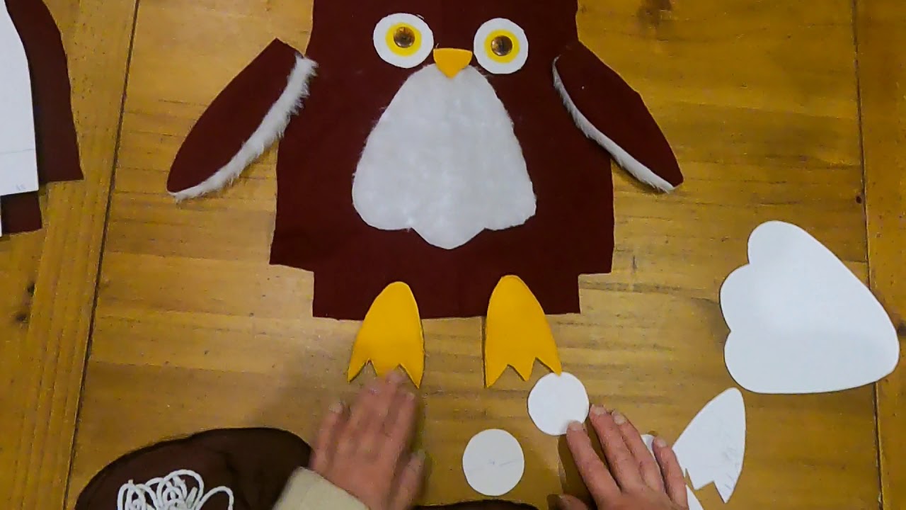 DIY Nähprojekt Eule als Türstopper