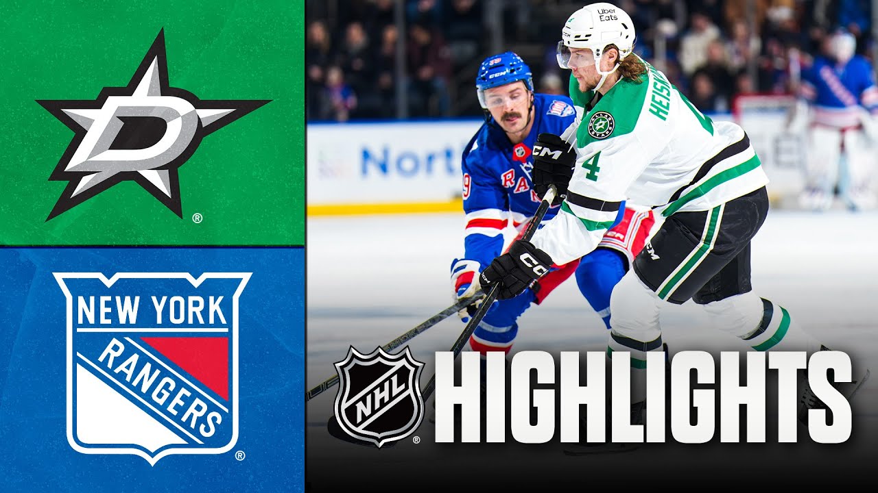 Stars vs. Rangers | NHL Highlights | December 02, 2025