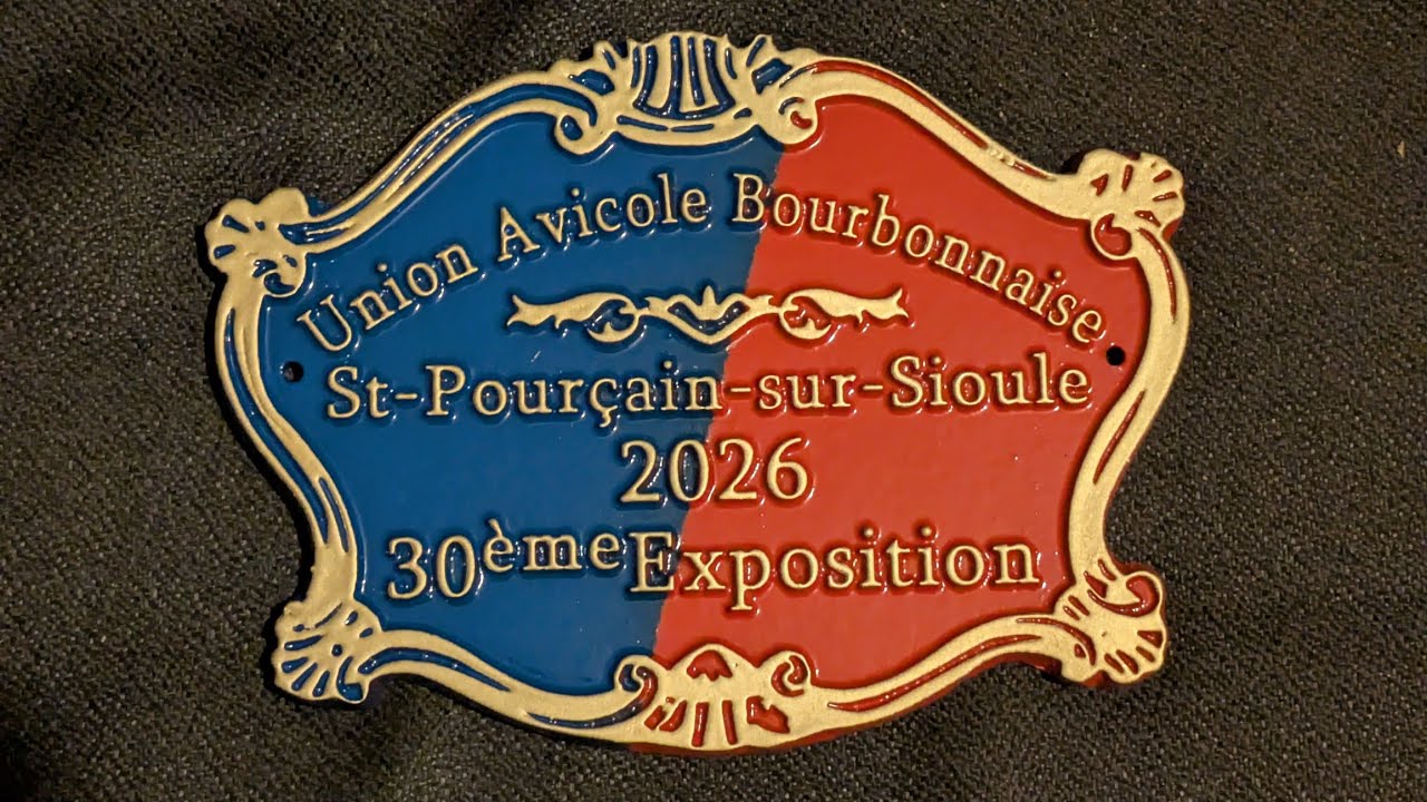 Exposition avicole St Pourçain sur Sioule: coupe de France des volailles Bourbonnaises