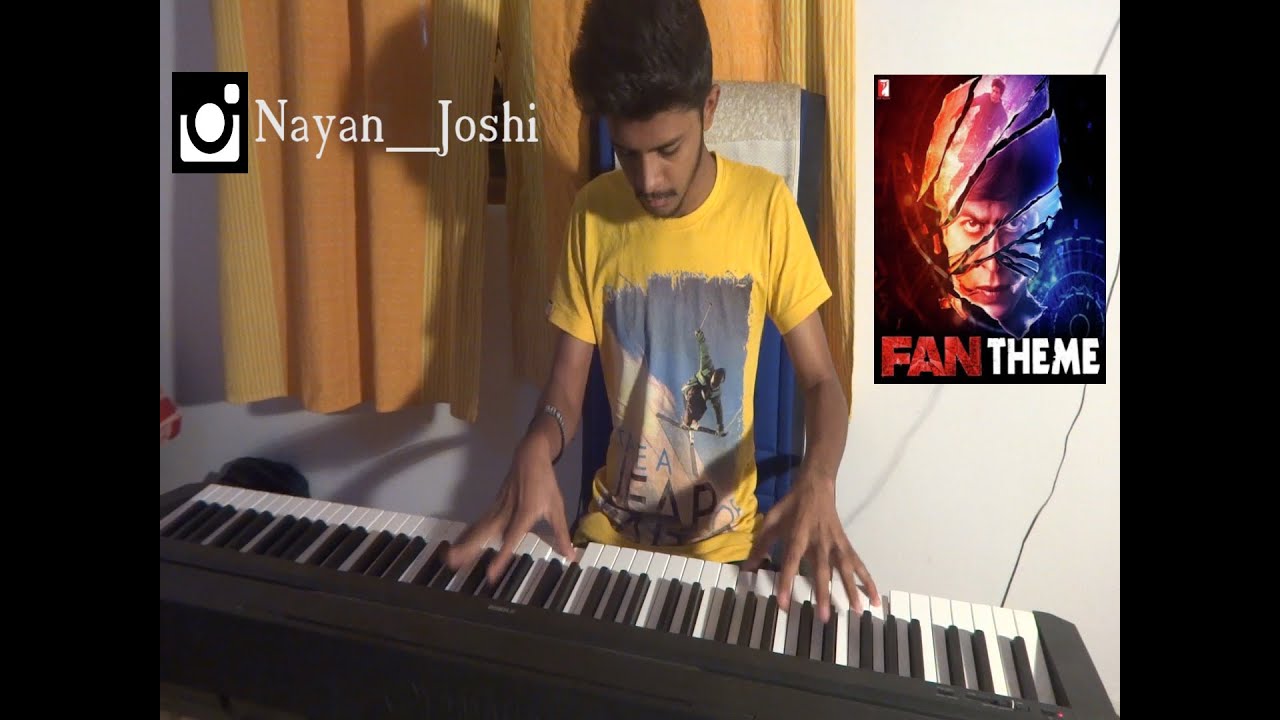 FAN Theme Music | Andrea Guerra |  Nayan Joshi | (Piano+Drumset) |  SRK |