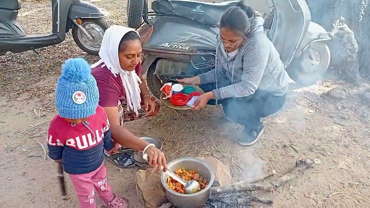 Guests came to the farm//વાડી એ આવ્યા મેમાન//વાઙી ની મોજ // vadi avya meman #nilkish vlog