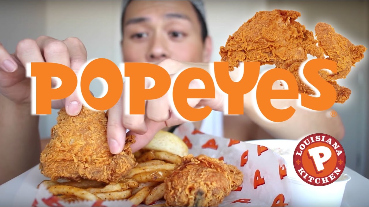 POPEYE'S CHICKEN & BISCUITS | ASMR BINAURAL SOFT SPEAKING