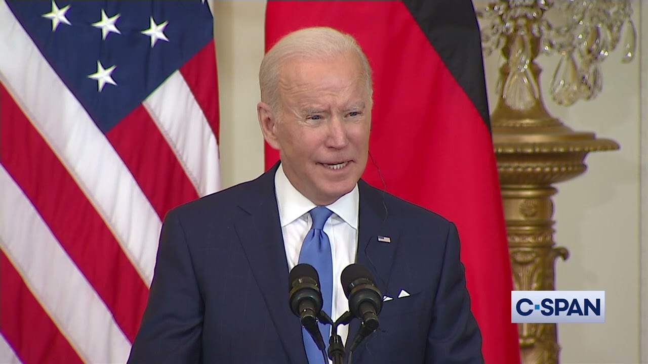 President Biden on Nord Stream 2 Pipeline if Russia Invades Ukraine: 
