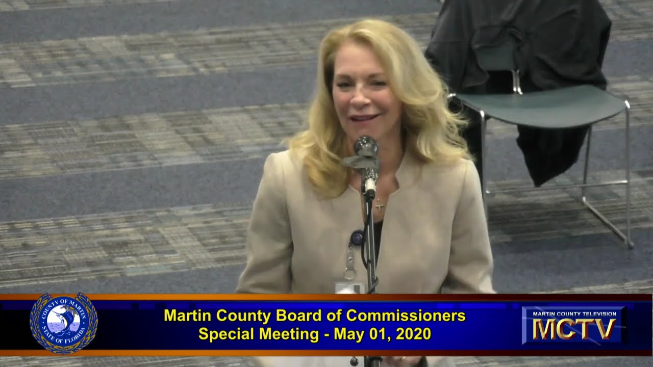 Martin County Board Special COVID-19 Meeting May 1, 2020