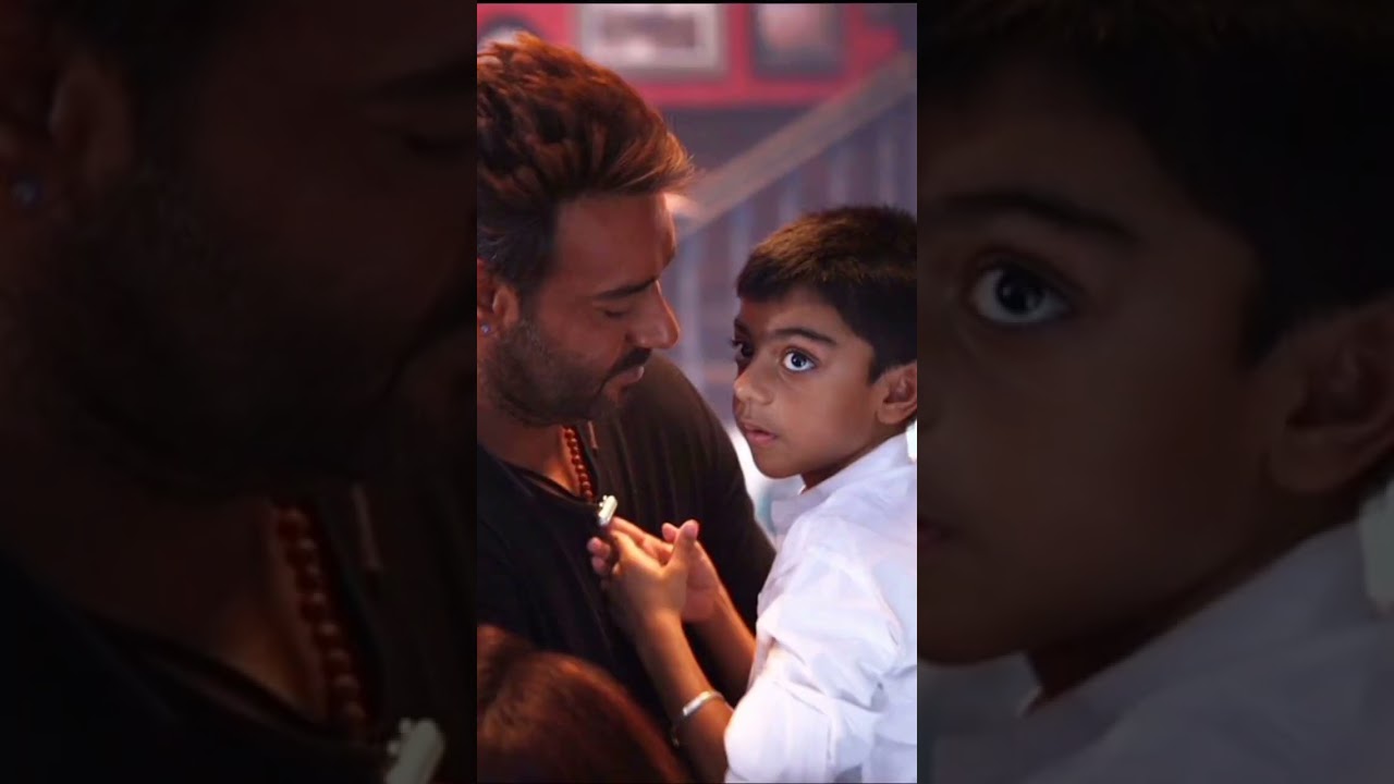Yug Devgan with His Father Ajay Devgan 😎👌🥰 Marvelous Father Son Jodi #ajaydevgan #nysadevgan #kajol