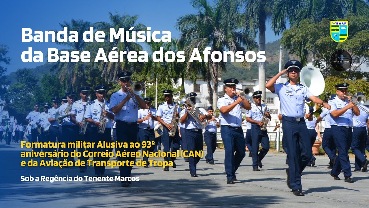 Banda de M&uacute;sica do Campo dos Afonsos (BAAF) | Dia do Correio A&eacute;reo Nacional e Avia&ccedil;&atilde;o de Transporte.