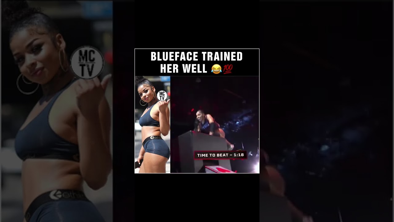#BLUEFACE GIRL CHRISEAN ROCK USE TO BE A D1 ATHLETE ‼️🤸🏾‍♀️😳