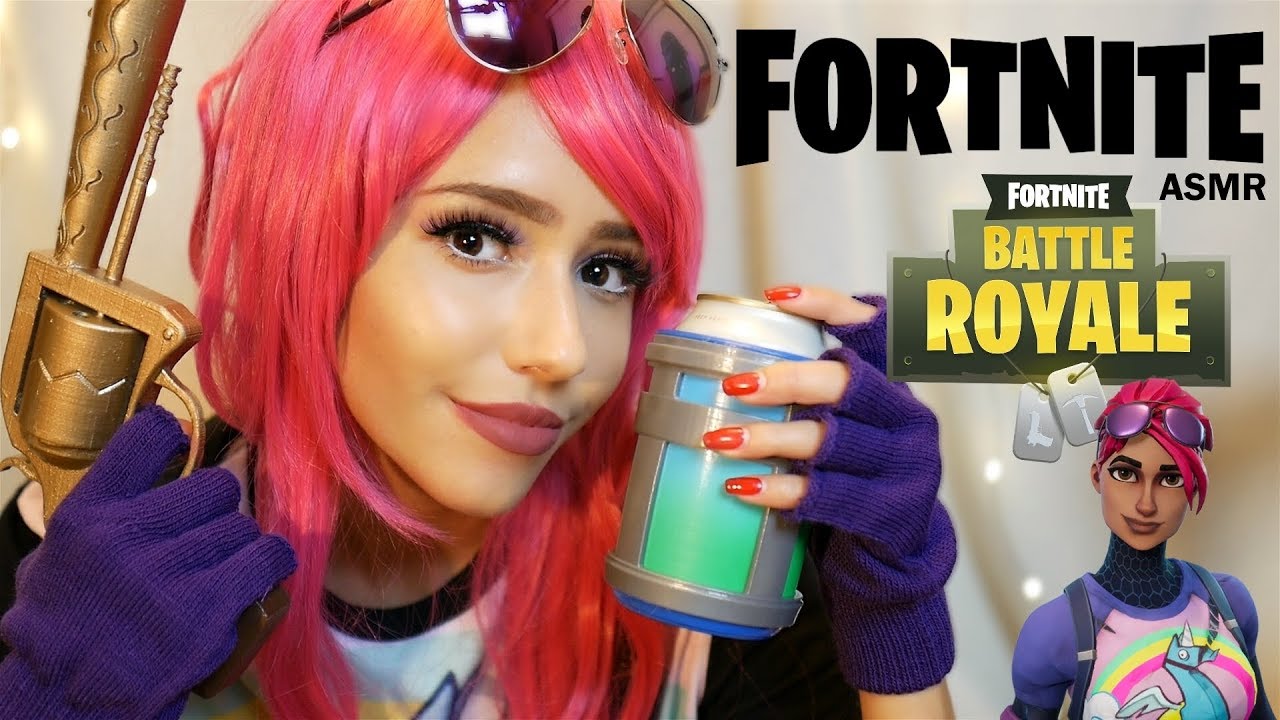 ASMR FORTNITE COSPLAY pt. 3 brite bomber 🔫 with Props!  - Soft Spoken, Tapping, Sk, sounds