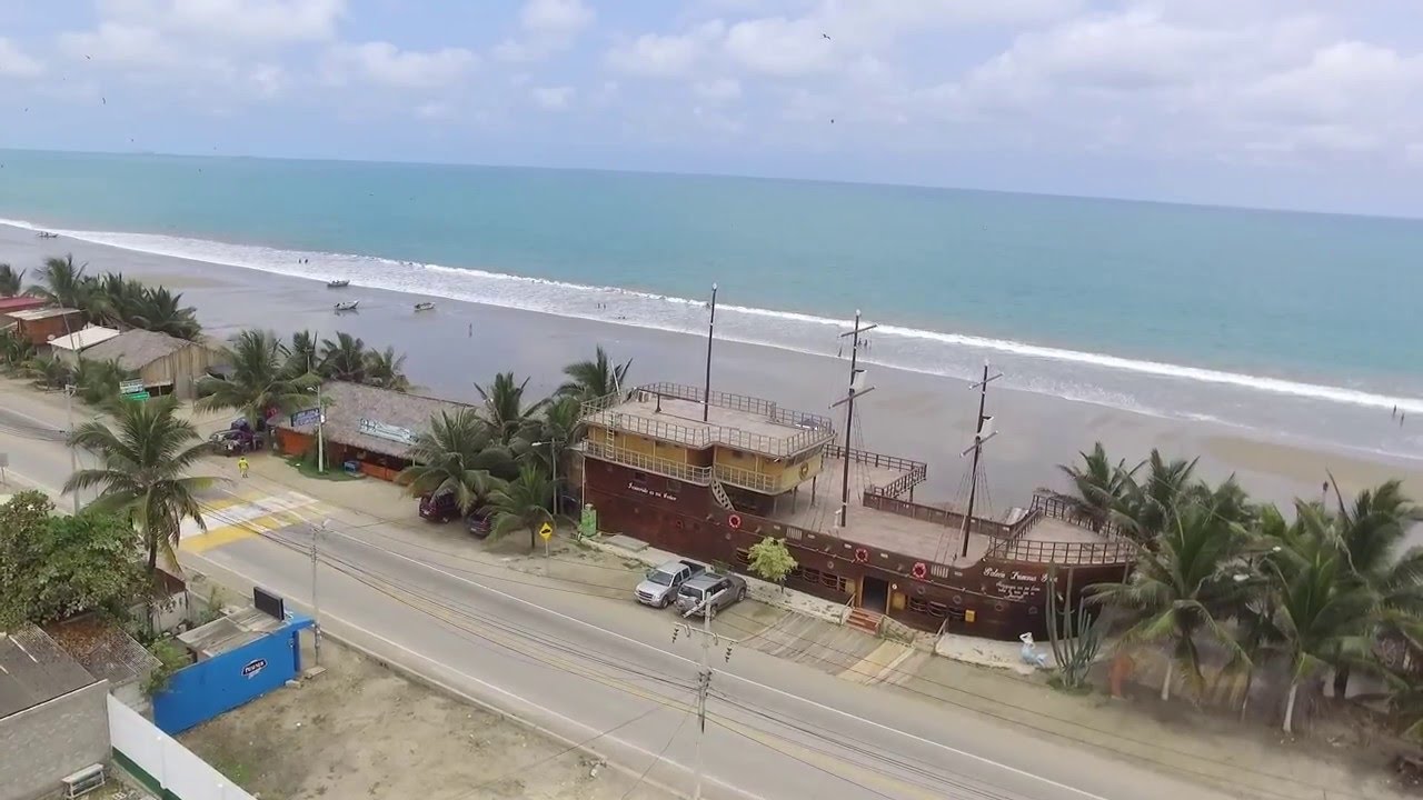 Playa San Pablo, Punta Carnero (Santa Elena - Ecuador) desde Drone Phantom 3