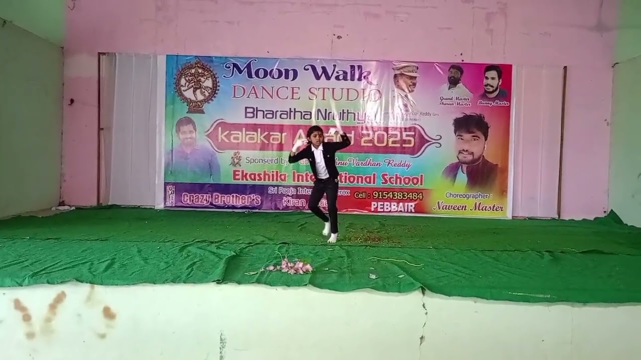 Bharatha Nruthya kalakar Award 2025 My student performance @ pebbair  Tharun maste