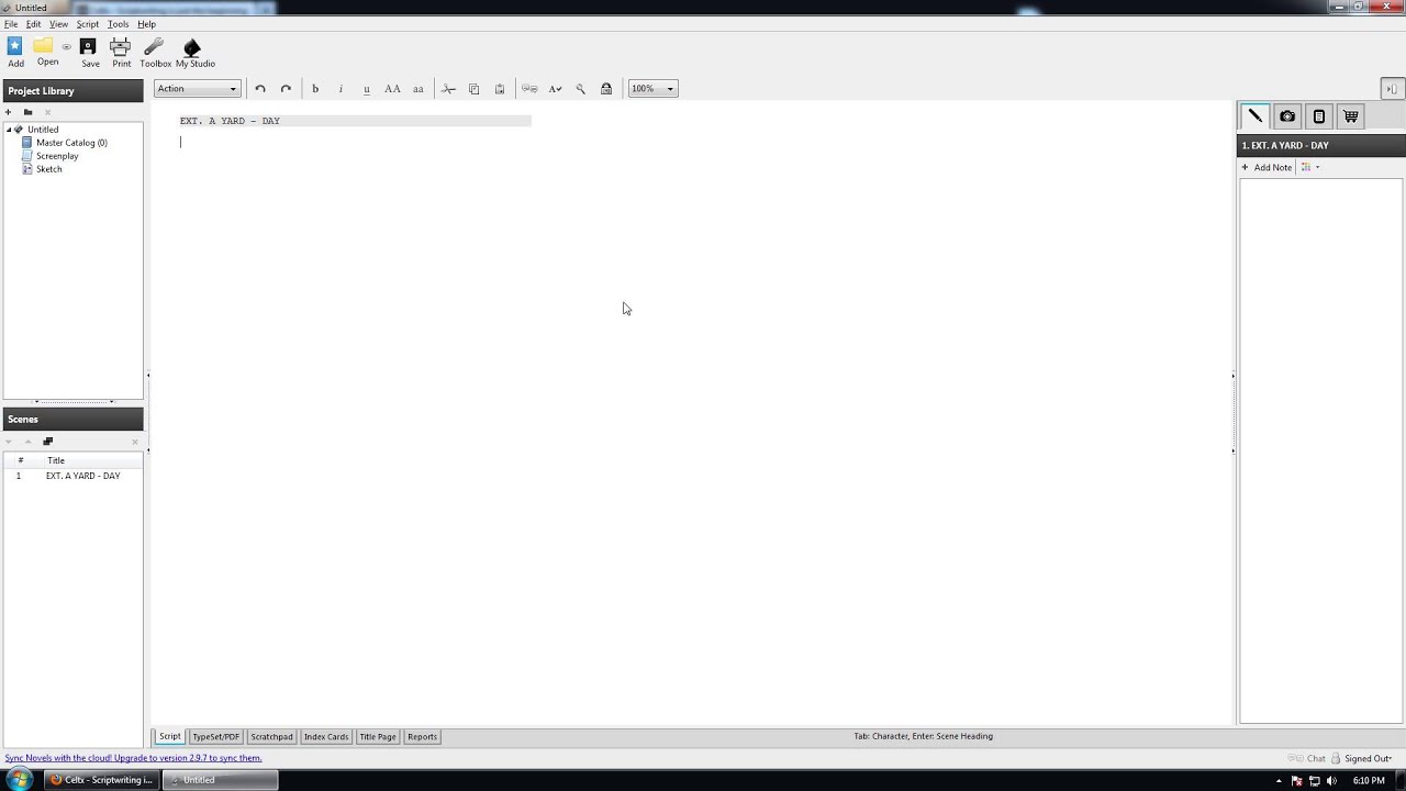 Free Script Writing Software