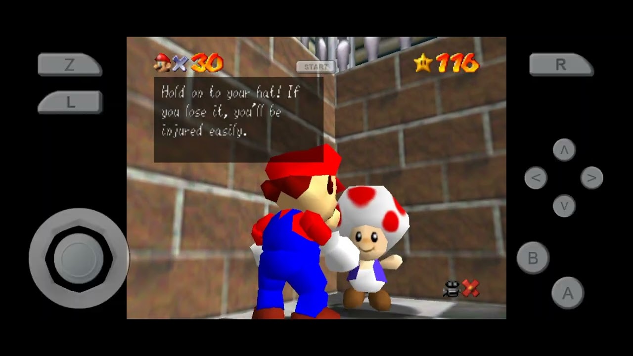 Super Mario 64 Estrellas secretas en el castillo