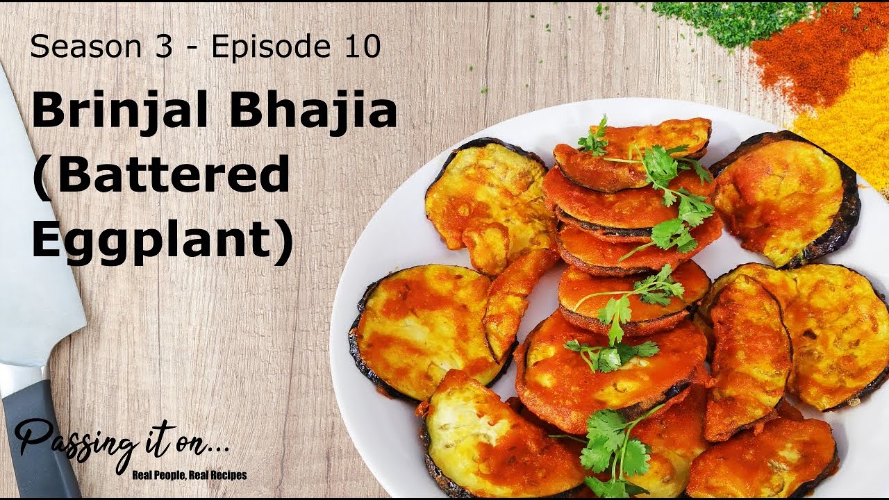 Brinjal Bhajia (Battered Eggplant) Recipe