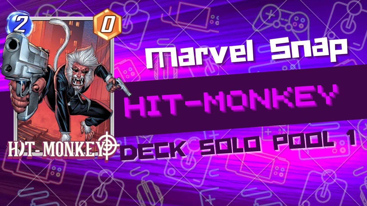 HIT MONKEY con solo carte Pool 1 | DECK MARVEL SNAP ITA